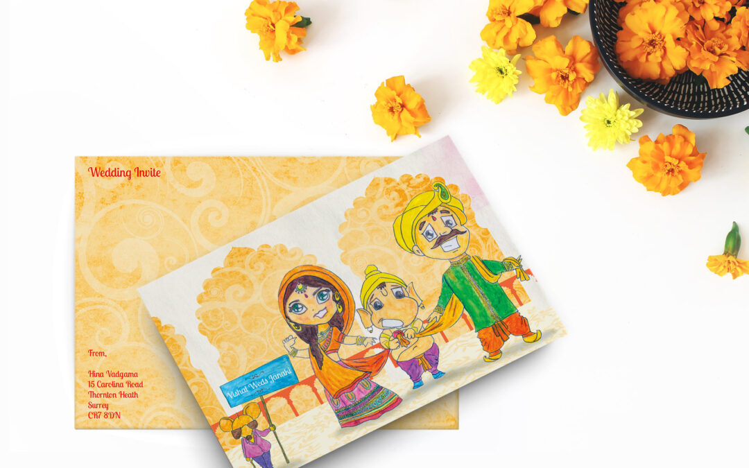 Vishal and Janki Wedding Invite